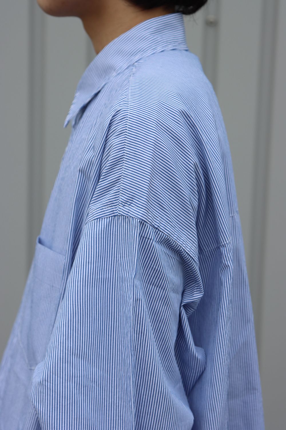 FreshService CORPORATE STRIPE REGULAR COLLAR SHIRT(FSW-22-SH_15) style. 2021.11.21.