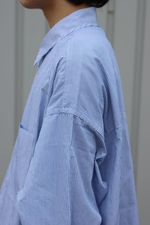 FreshService CORPORATE STRIPE REGULAR COLLAR SHIRT(FSW-22-SH_15) style. 2021.11.21.