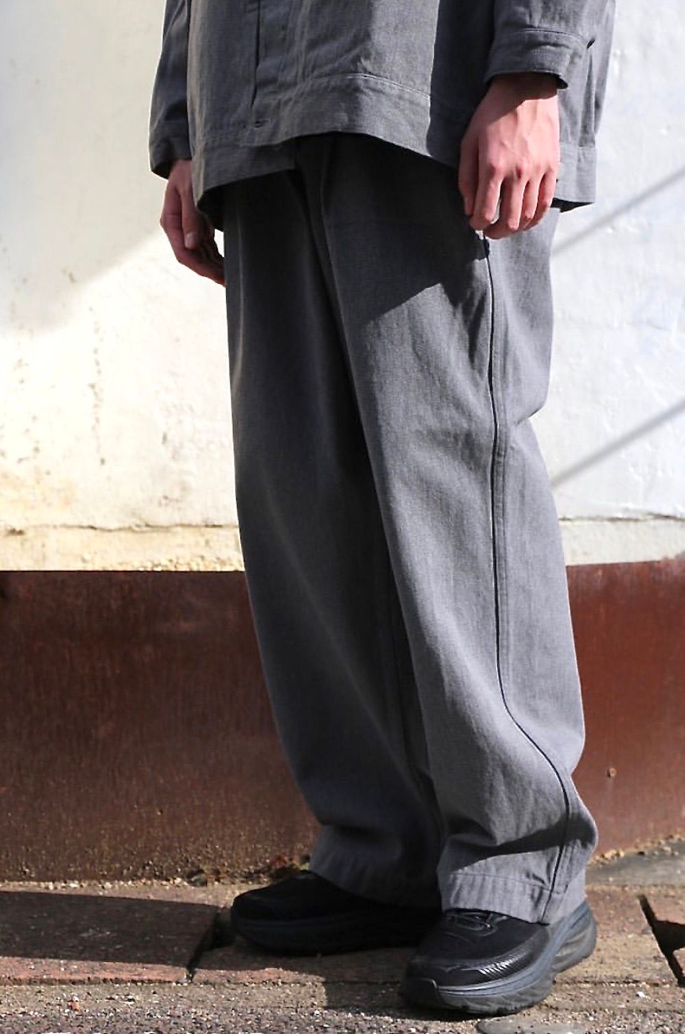 Graphpaper Colorfast Denim Blouson"GRAY"style.9.22.
