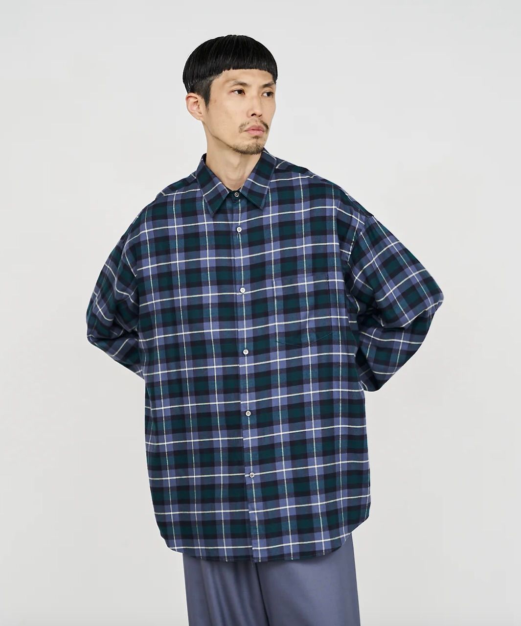 Graphpaper チェックシャツシャツ - シャツ/ブラウス(長袖/七分)