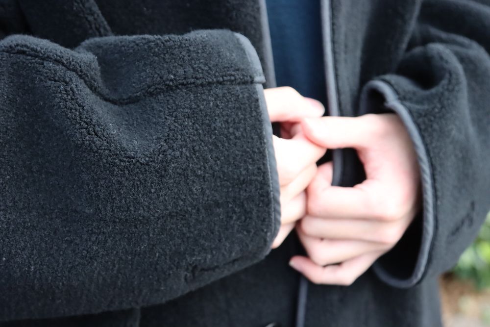 Graphpaper Wool Boa Liner Blouson(GM213-70207) style. 2021.10.20.