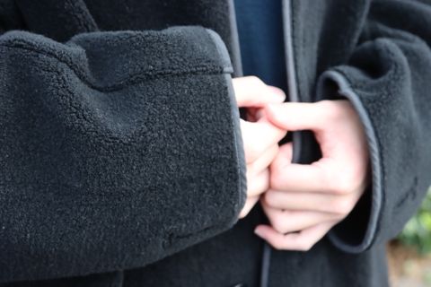 Graphpaper Wool Boa Liner Blouson(GM213-70207) style. 2021.10.20.