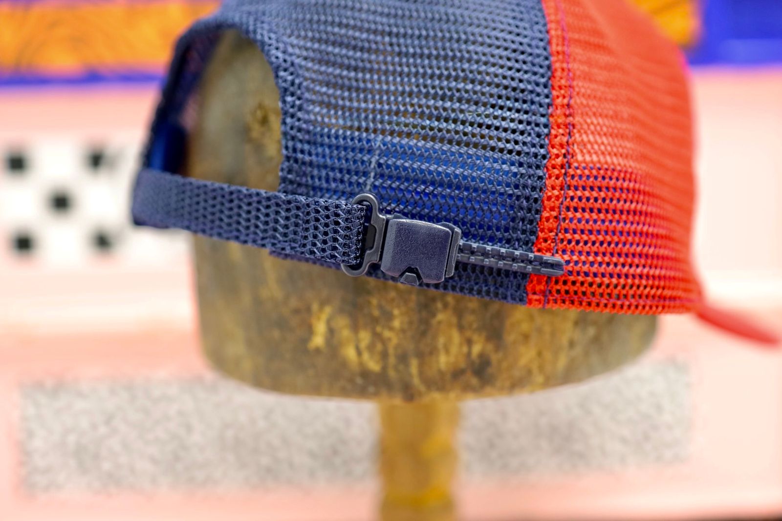セントマイケル 26AW LIFE STYLE_MESH CAP(SM-MK1-0000-077)NAVY/RED☆7月6日(月)発売！