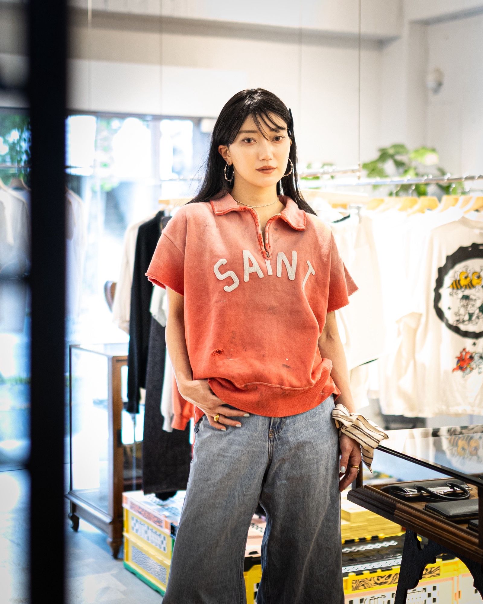 ©︎SAINT Mxxxxxx SAINT HALF ZIP SWEAT style 2026.05.01