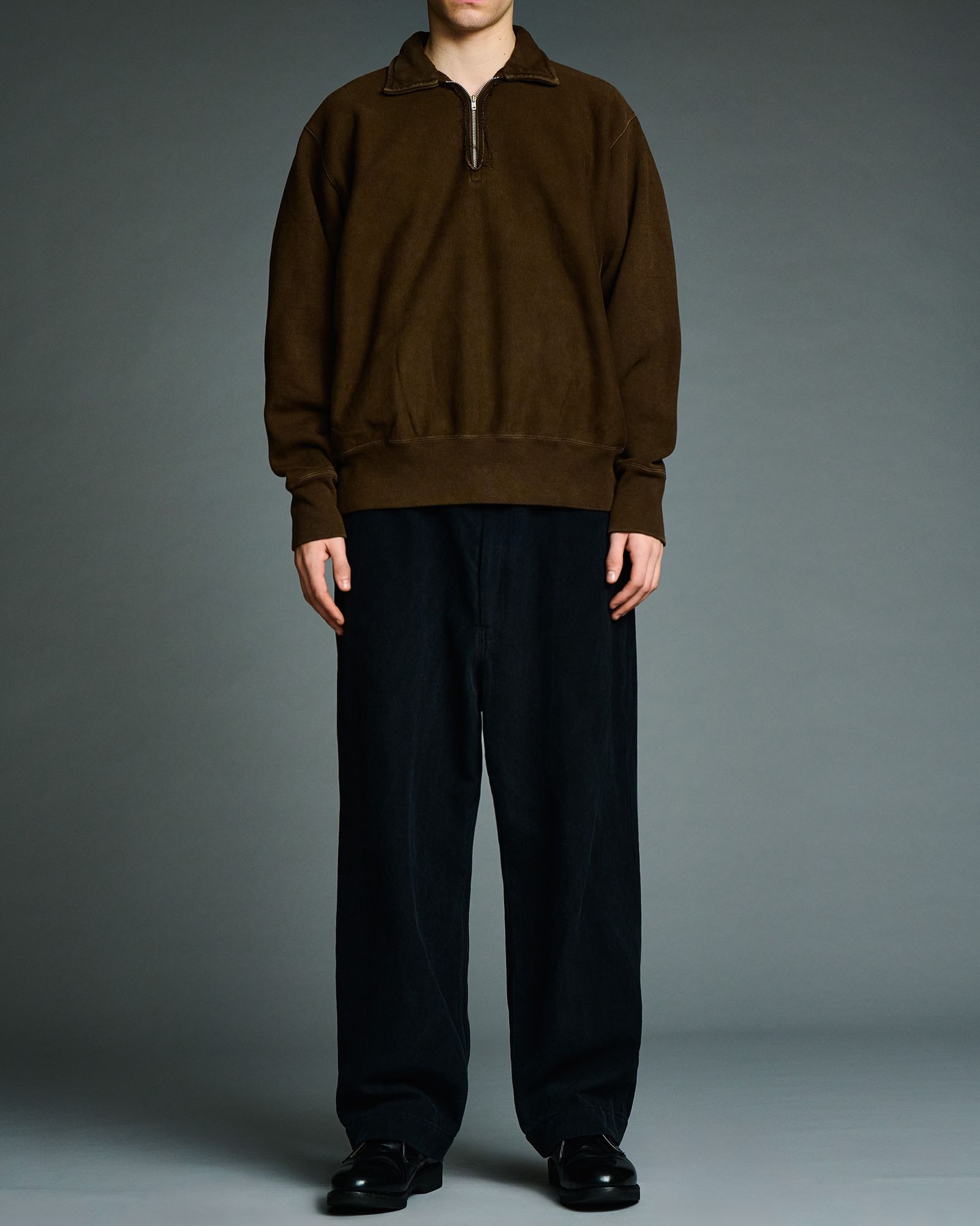 アプレッセ 2026 STYLE2 Vintage Half Zip Sweatshirt(26AAP-05-12)BROWN☆9月5日(土)発売！