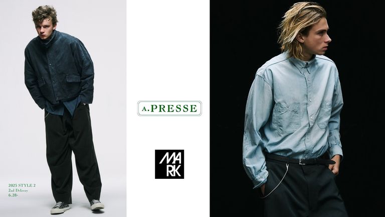 A.PRESSE 2025 Style2 2ndデリバリー 6月28日(土)発売！ (店頭11:00、オンライン12:00発売)
