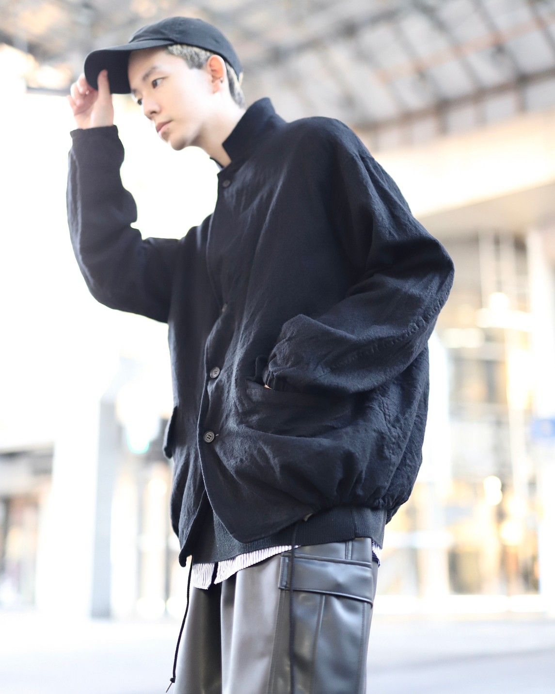 COMME des GARCONS HOMME 23AW ウールサージ縮絨ジャケット