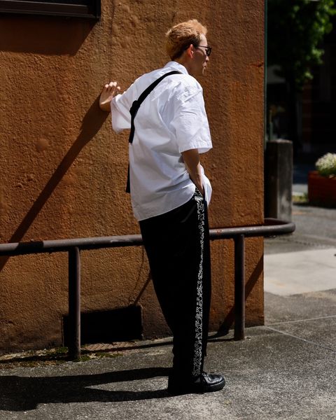 COMME des GARCONS HOMME コムデギャルソンオム23SS 綿オックスS/Sシャツ スタイル