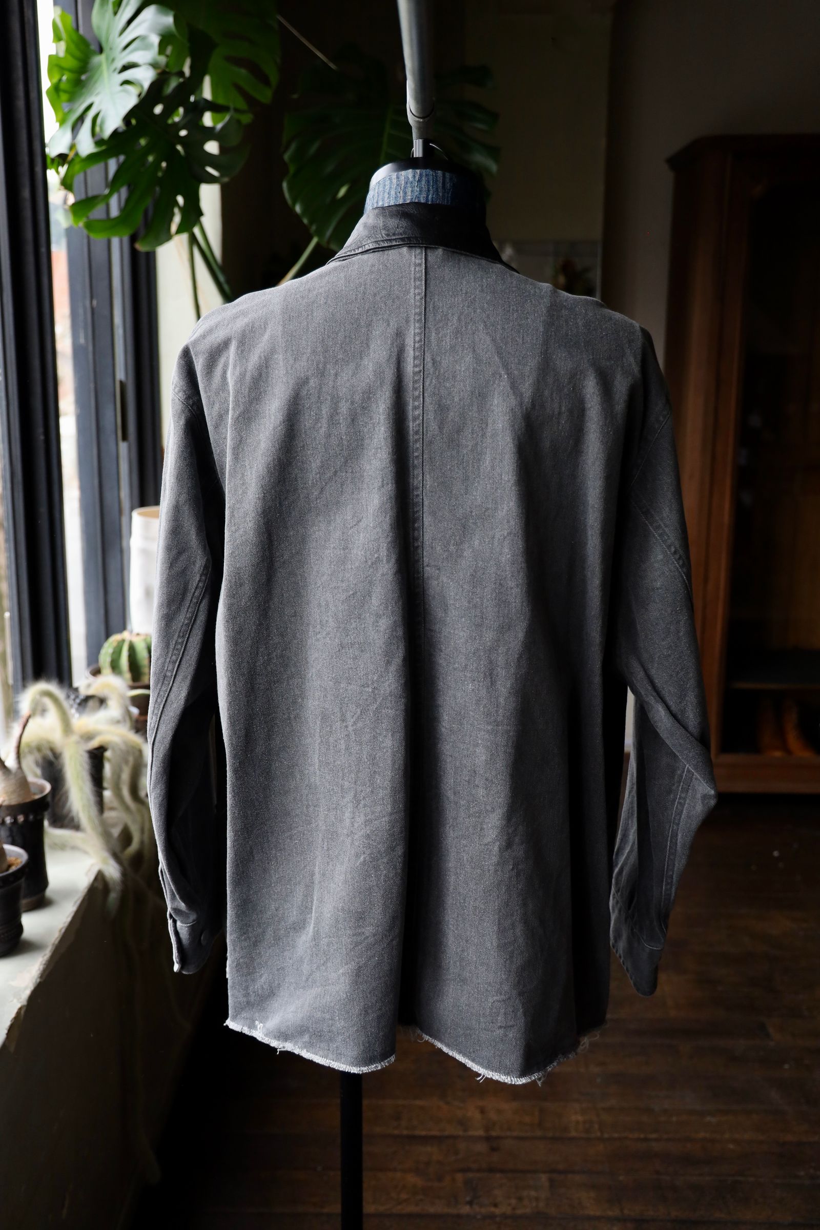 ヨーク25SS カバーオールCOTTON CUT-OFF COVERALL JACKET(YK25SS0925B)GRAY