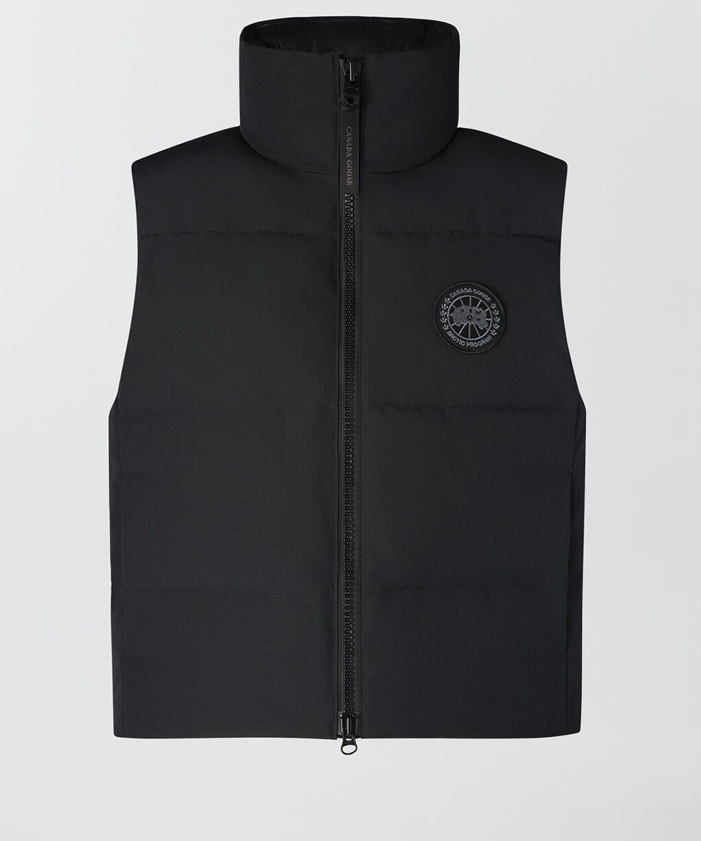カナダグース レディース Grandview Cropped Vest Black Label(2267WB)Black☆新作発売！