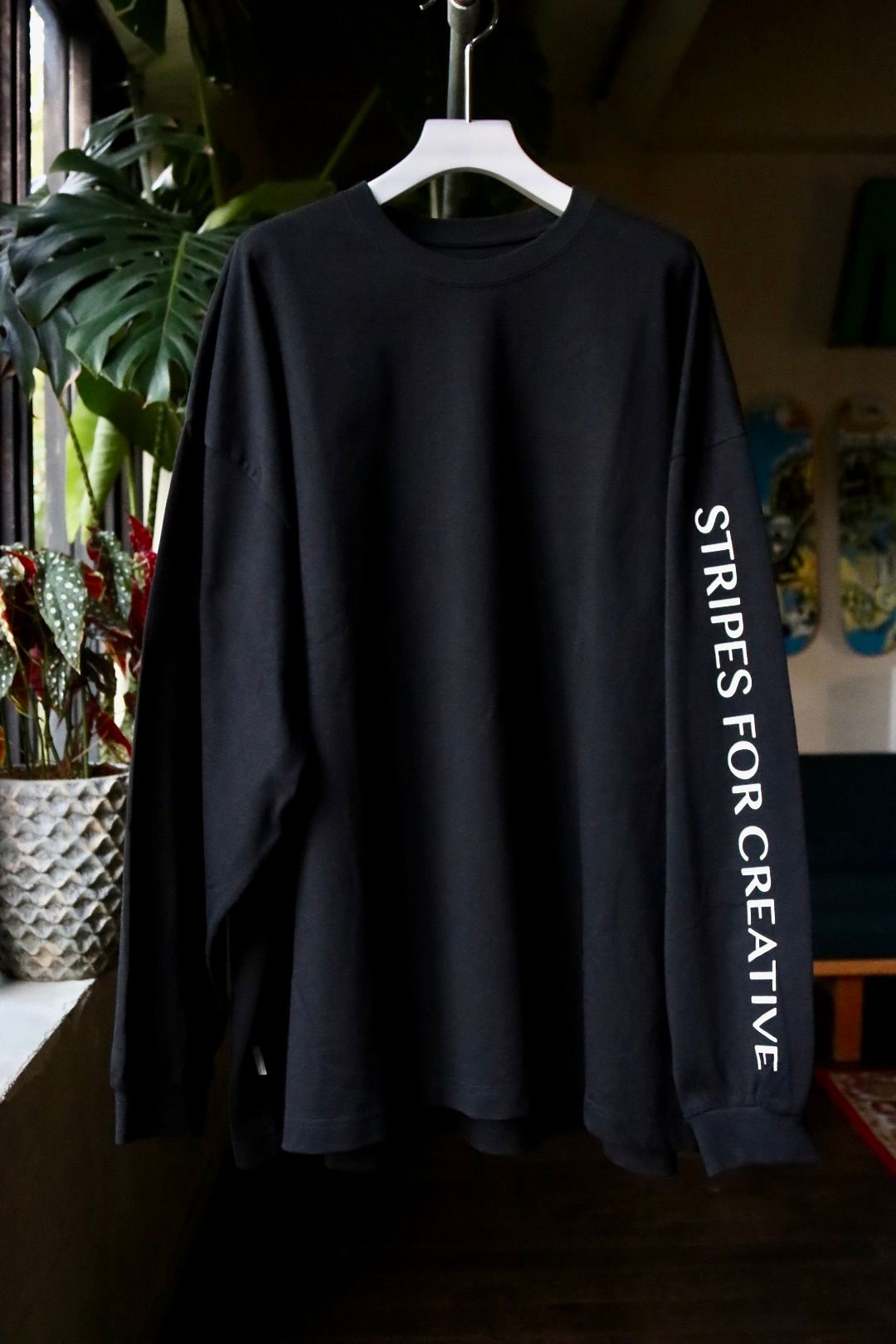 Stripes for creative SUPER BIG LS TEE - Tシャツ/カットソー(七分/長袖)