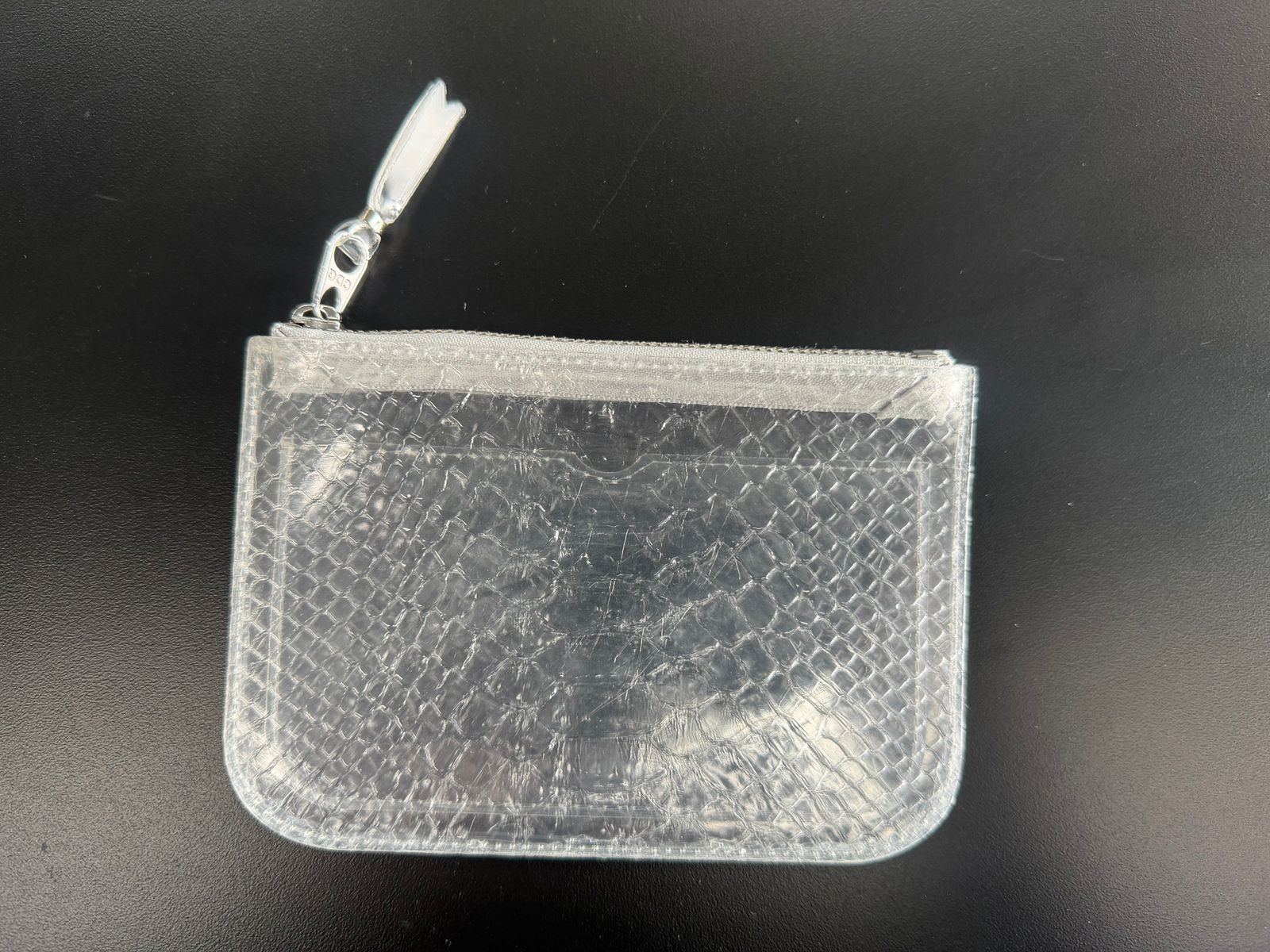 コムデギャルソン 財布 SNAKE TRANSPARENT ZIP POUCH(小)(8Z-T810-051)☆12月再入荷致します！