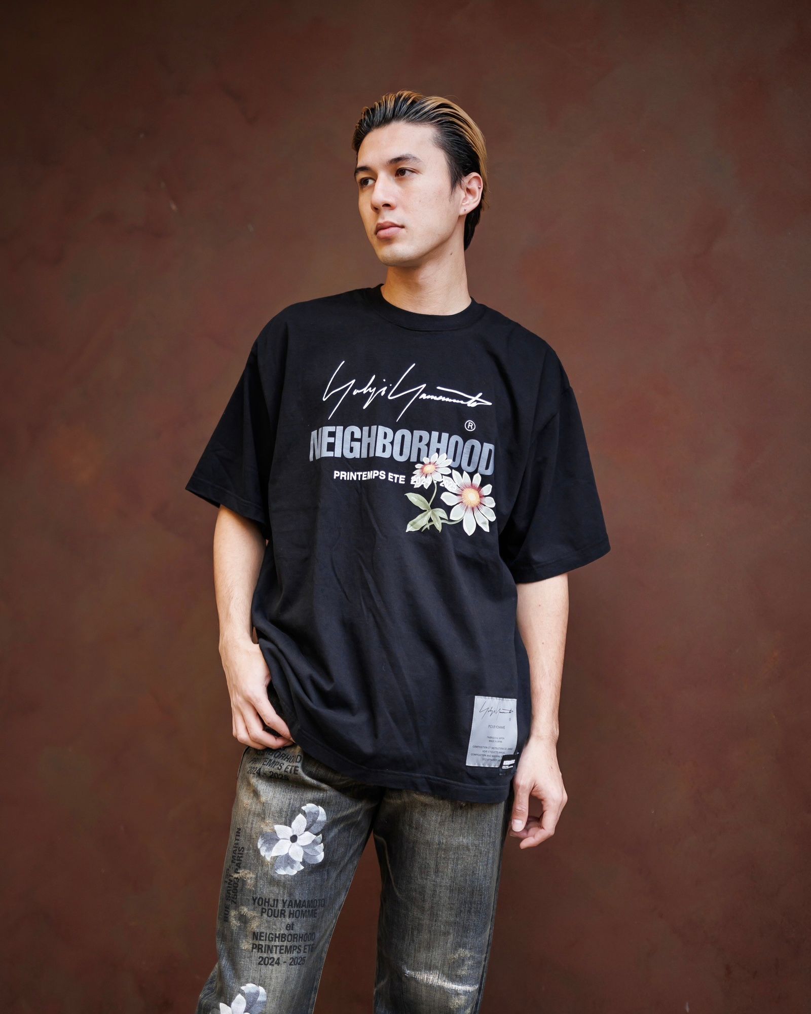 yohji yamamoto - Yohji Yamamoto x NEIGHBORHOOD TEE SS-1(HP-T89-996)BLACK |  mark