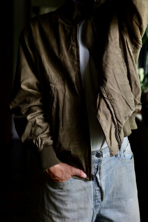 A.PRESSE Vintage Tankers Jacketスタイル.2024.8.24.