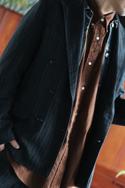 A.PRESSE BD Oxford Shirt(22SAP-02-05H)BROWN style