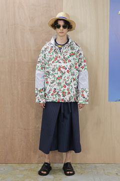 JUNYA WATANABE MAN 22SS フラワープリントアノラックパーカースタイル.2022.5.6.