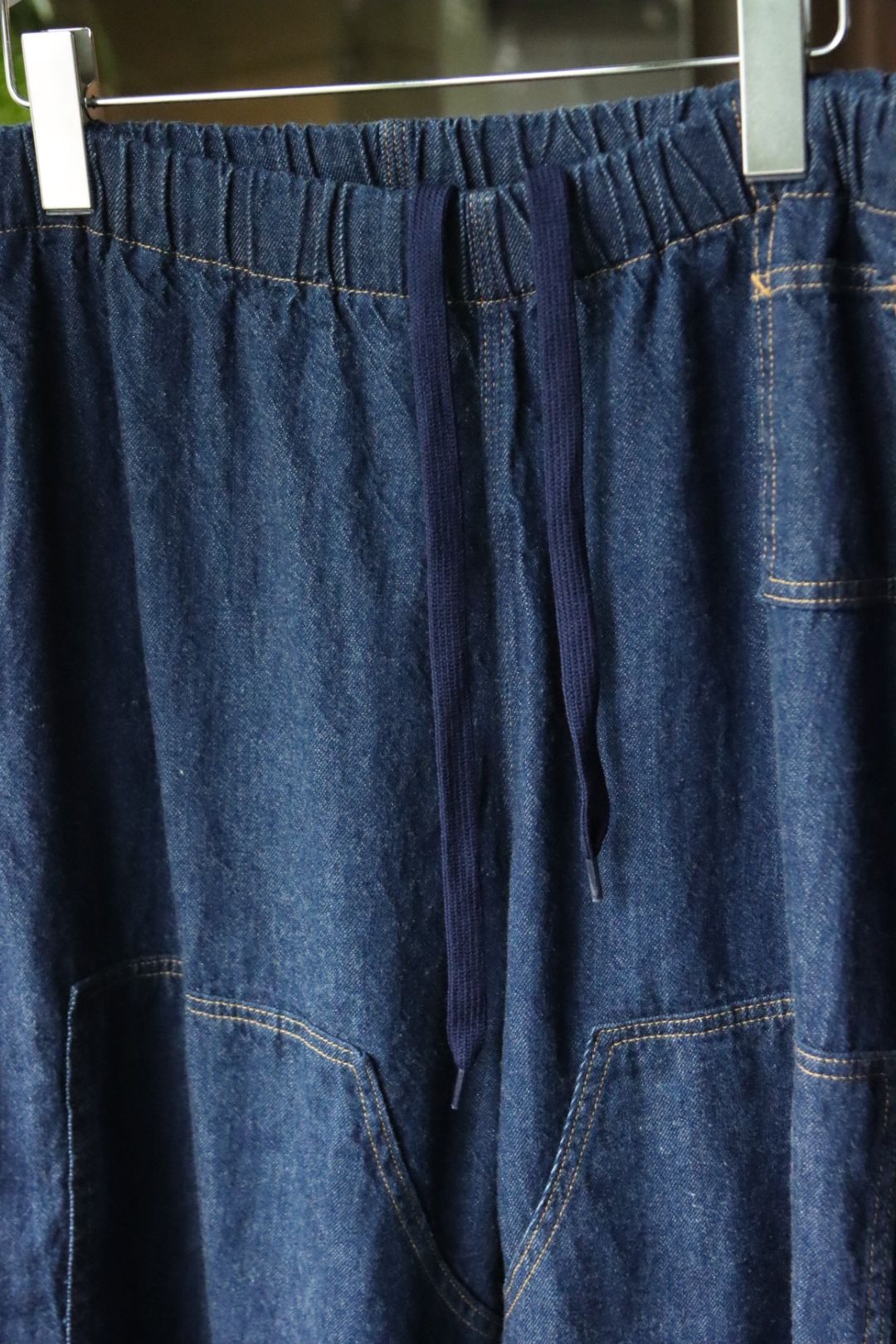 Gurank 25FW 8オンスダブルニーパンツ 8oz raw denim double knee pant (2550)INDIGO