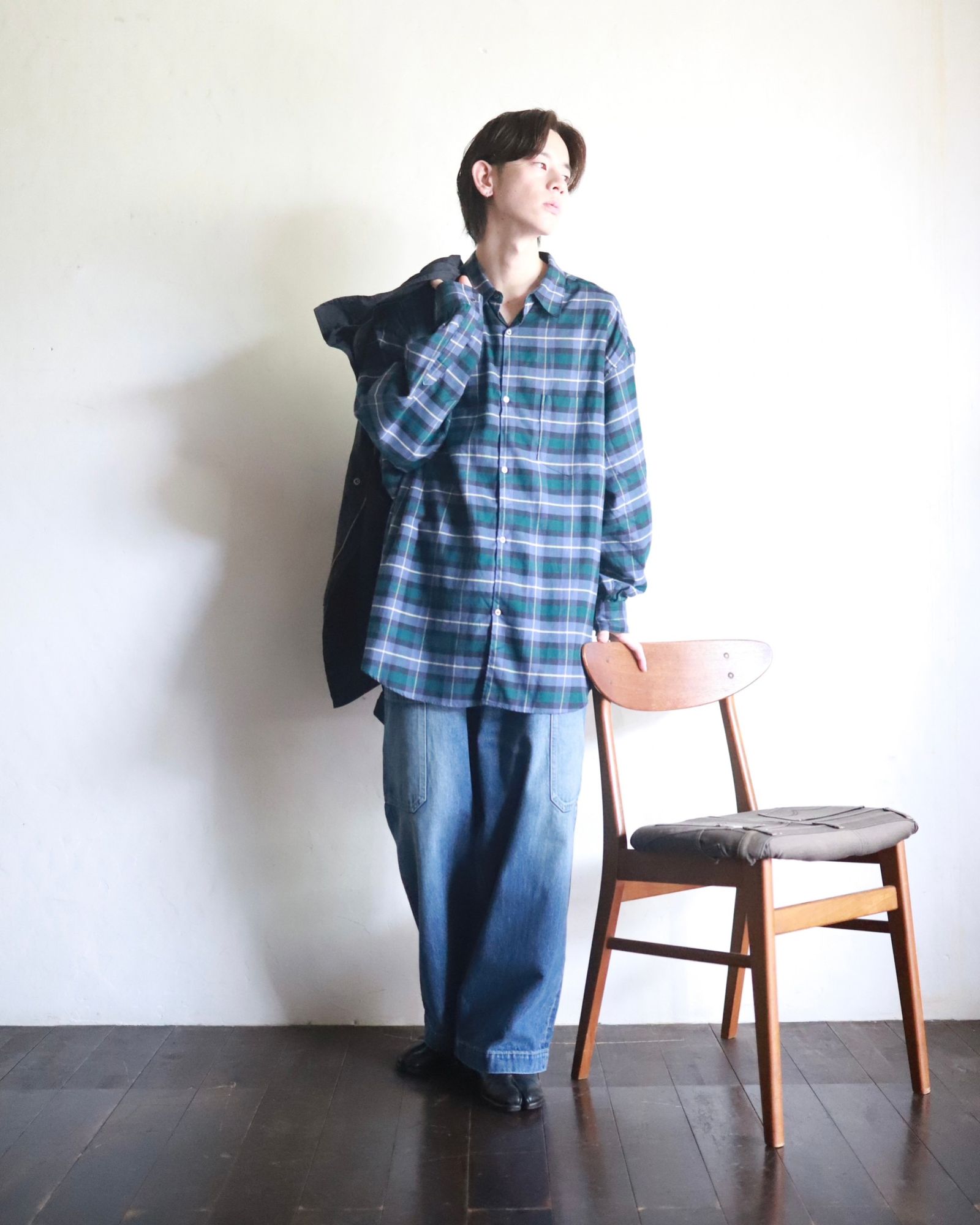 ATON エイトン 23AW AIR WEATHER SHORT MODS COATスタイル