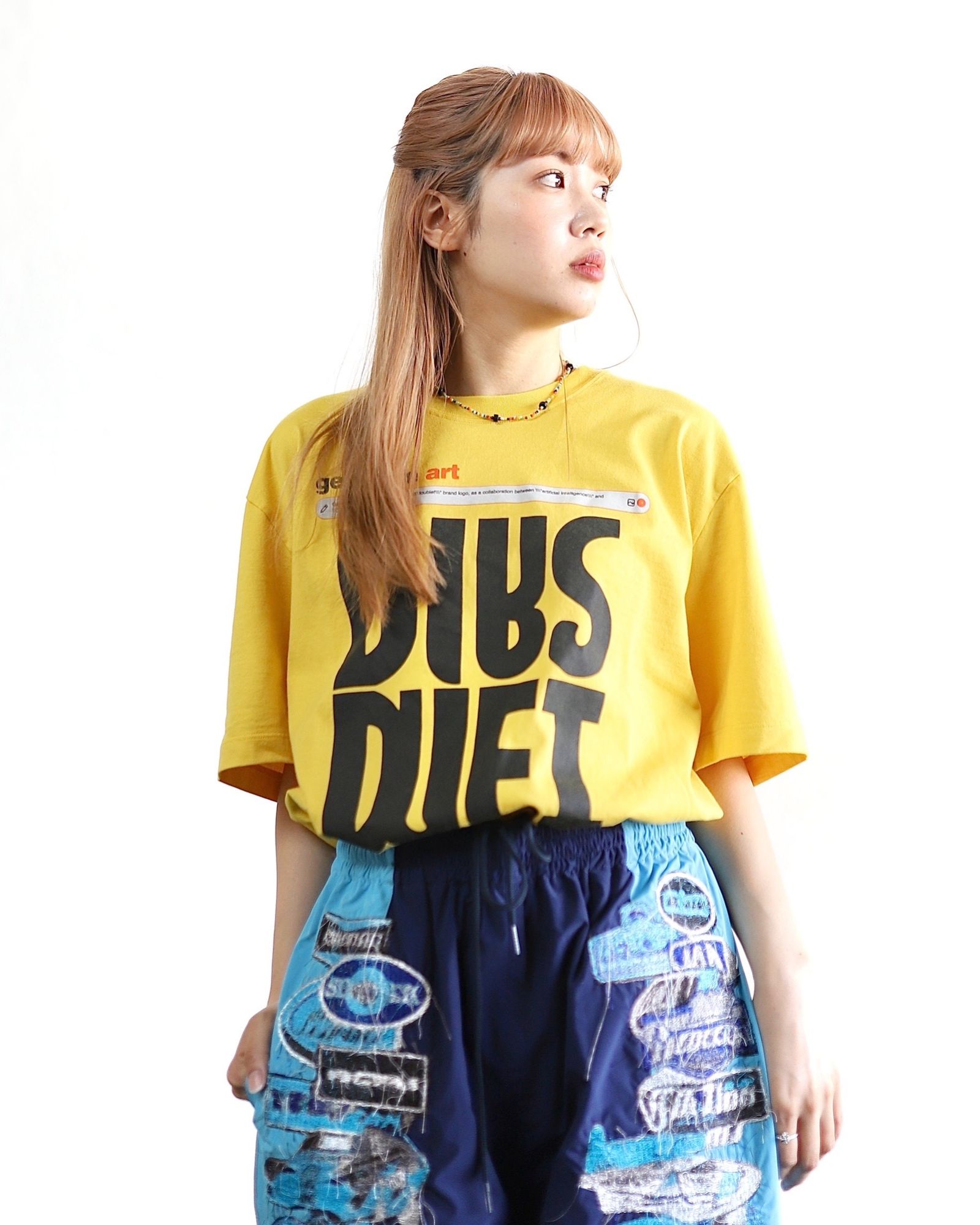 doublet 新作AI-GENERATED "DOUBLET" LOGO T-SHIRT style.2024.2.16