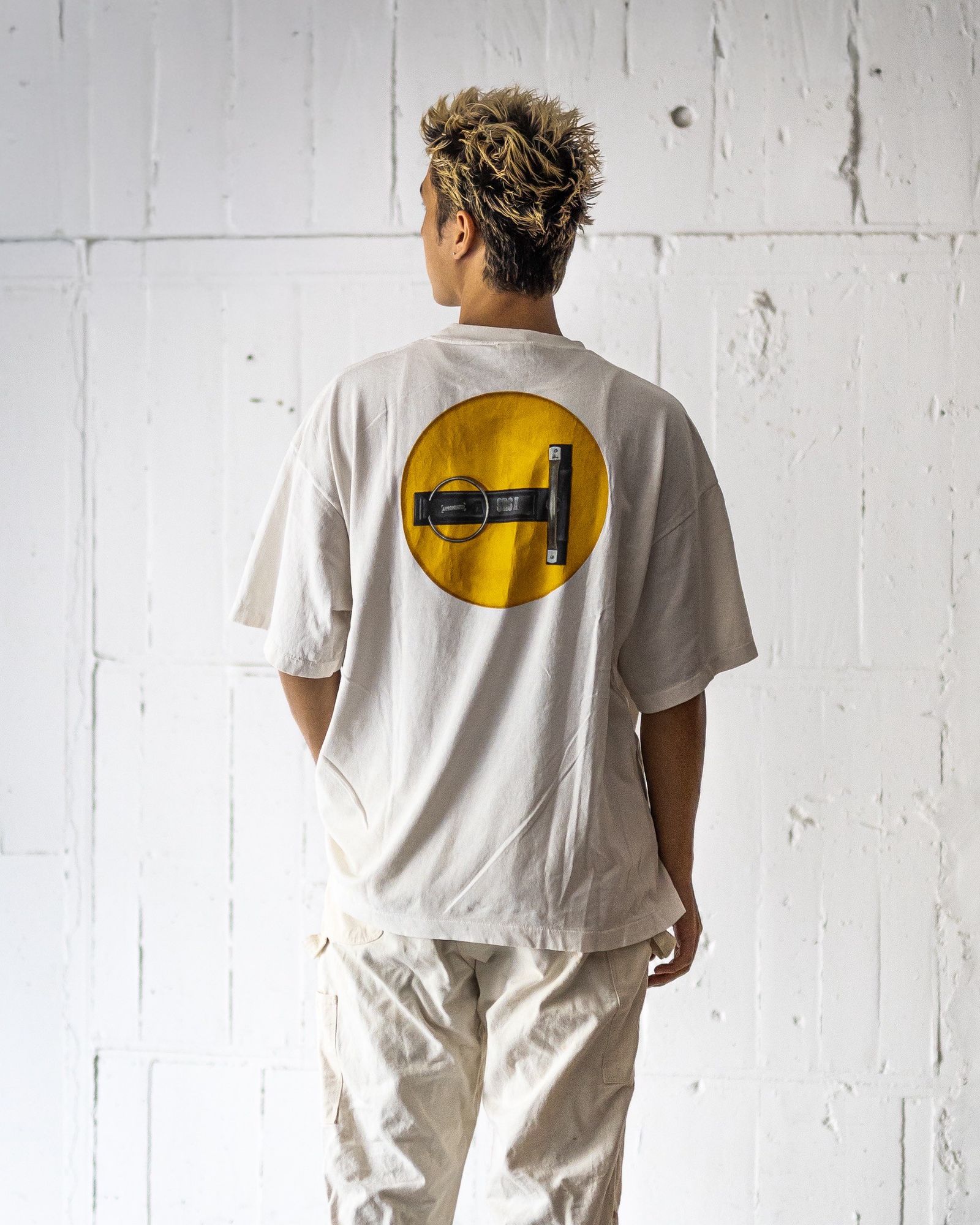 セントマイケル Tシャツ SMILE KLF_SS TEE(SM-HR1-0000-C02)WHITE
