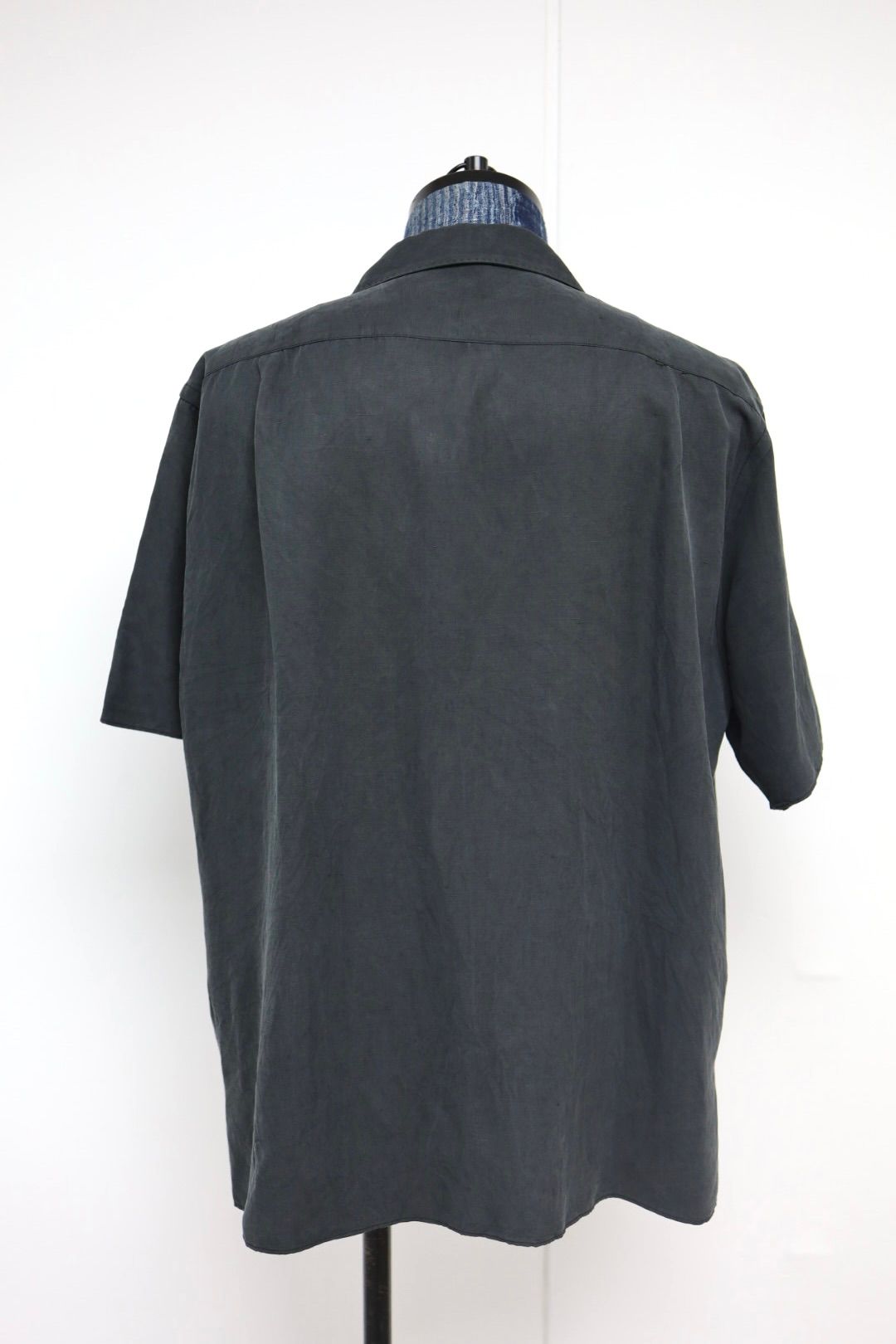 アプレッセ 2026 STYLE1  Vintage Silk Linen S/S Open Collar Shirts(26SAP-02-09)BLACK☆4月11日(土)発売！