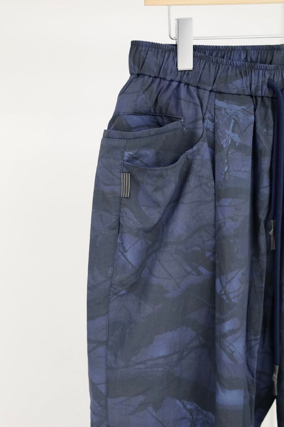 S.F.C 25FW エスエフシー WIDE TAPERED EASY PANTS (REAL TREE CAMO)  (SFCFW25P03)Navy Tree Camo