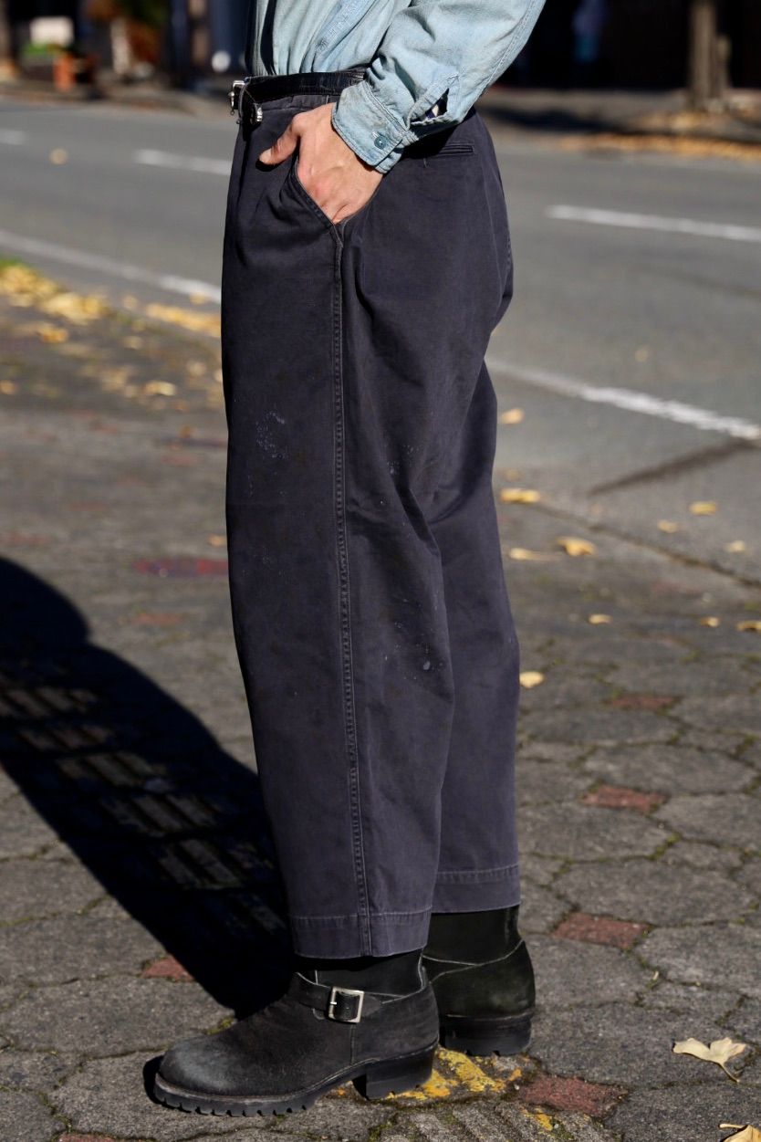 BOW WOW 26 New Year Release Items バウワウ BLACK WORK TROUSERS AGED(BW261-BWTA) BLACK☆1月2日11:00発売！