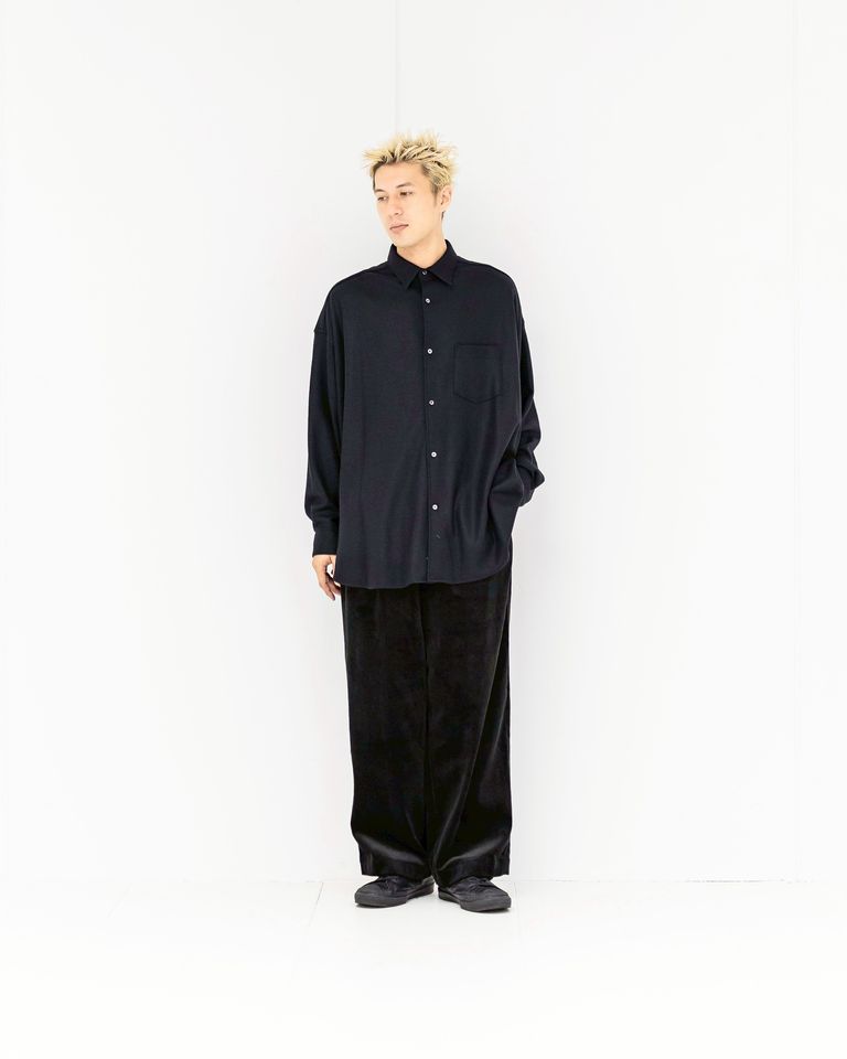 Graphpaper Wool Smooth Flannel Oversized Regular Collar Shirt 10月4日(土)新作発売！