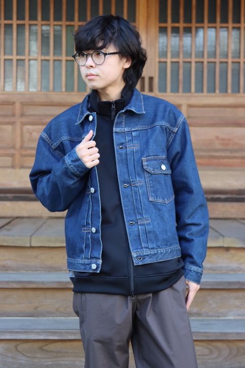 CIOTA 本藍スビンコットン13.5ozデニムGジャン(JKLM-101M-NIDBL-D) style. 2021.10.13.