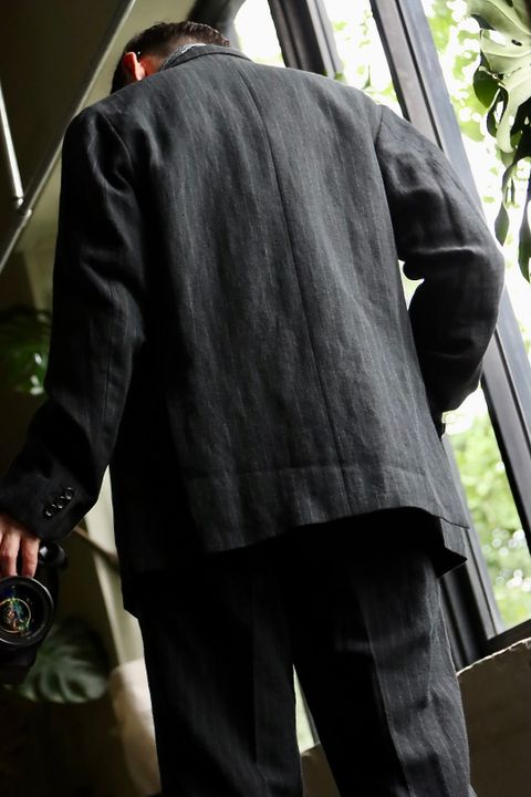 A.PRESSE アプレッセ22FW Double Breasted Jacketスタイル