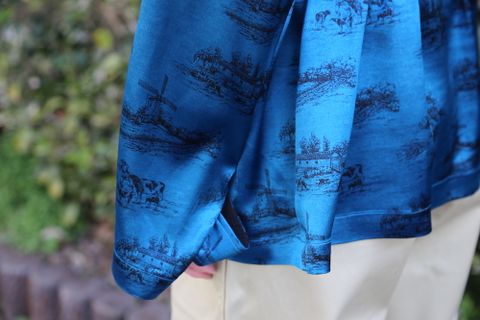 MATSUFUJI DAYDREAM Prinnted Jacket style 2021.02.21.