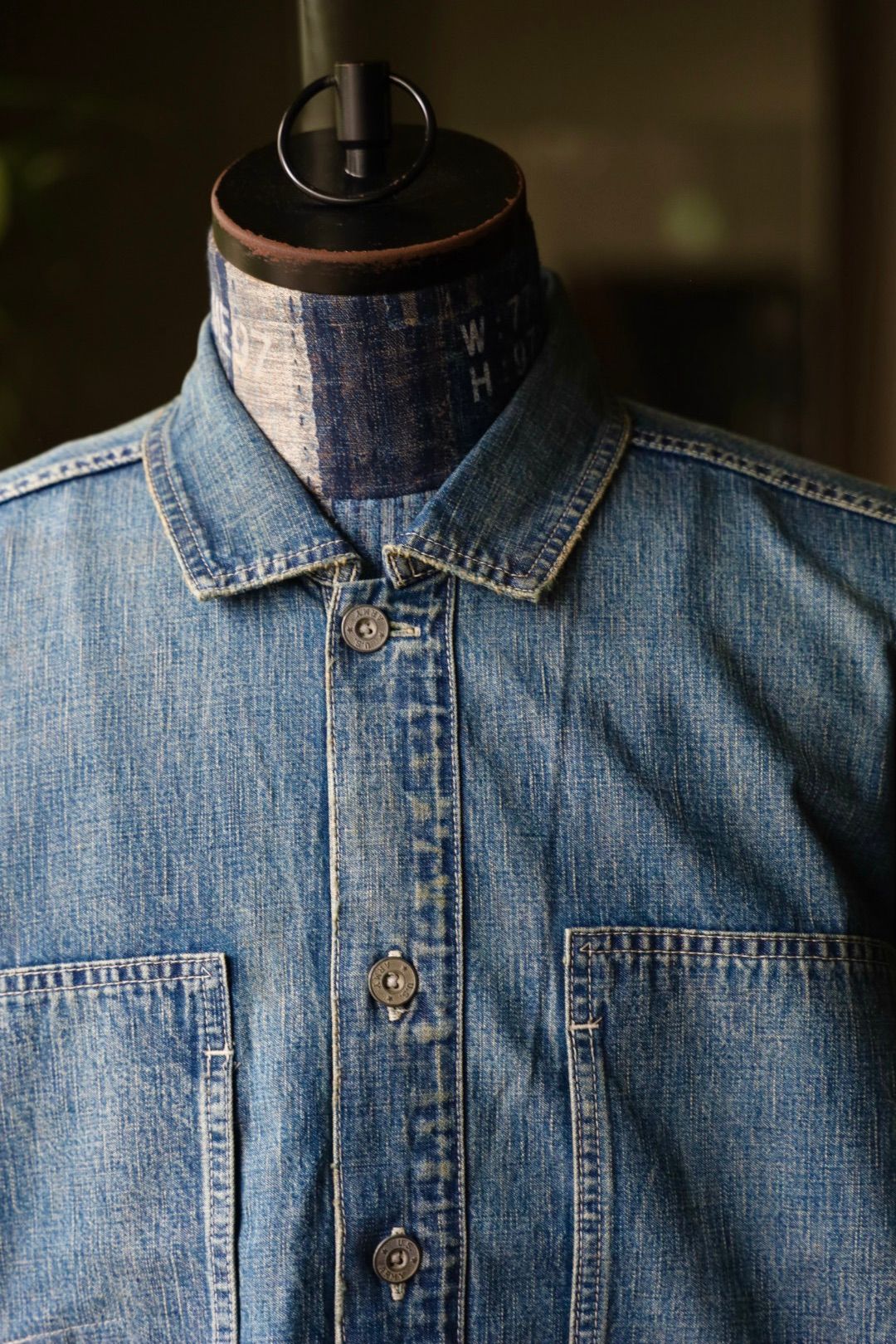 BOW WOW 25FWバウワウ US ARMY M-35 DENIM JACKET AGED(BW252-UA3DJ) AGED INDIGO★9月20日(土)発売！