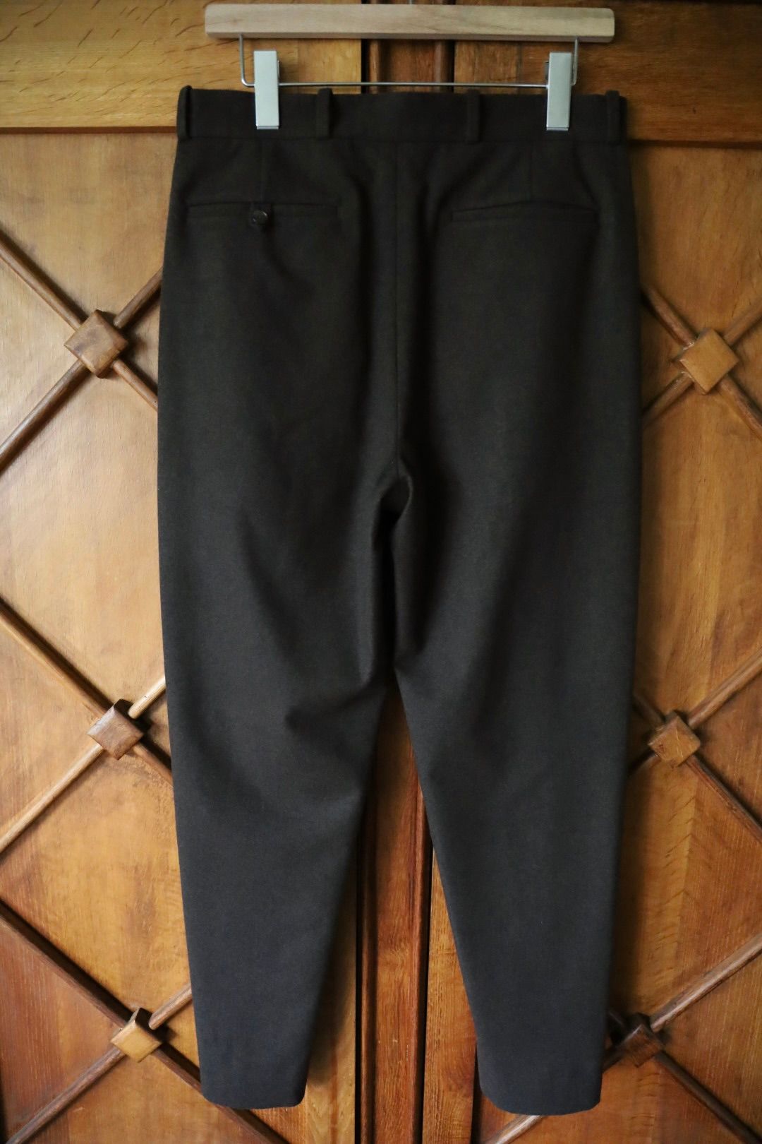 アプレッセ 2026 STYLE2 Wool Flannel Wide Trousers(26AAP-04-03)BROWN☆9月19日(土)発売！