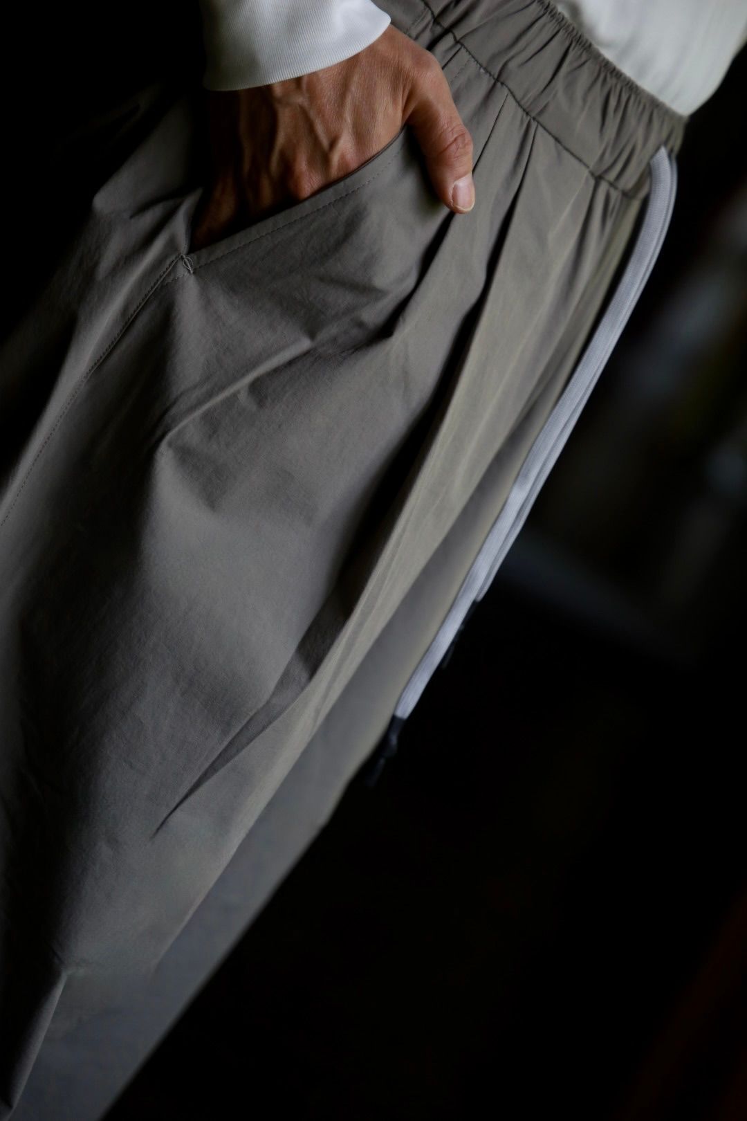 S.F.C 24FW エスエフシーSFC WIDE TWO TUCK PANTS(SFCFW24P06)Greige