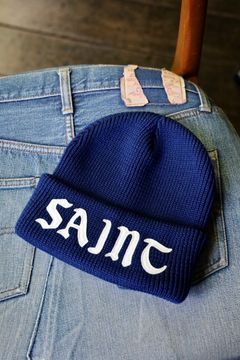 セントマイケル24AW SAINT KNIT CAP(SM-YS1-0000-083)NAVY☆10月12日(土)発売！