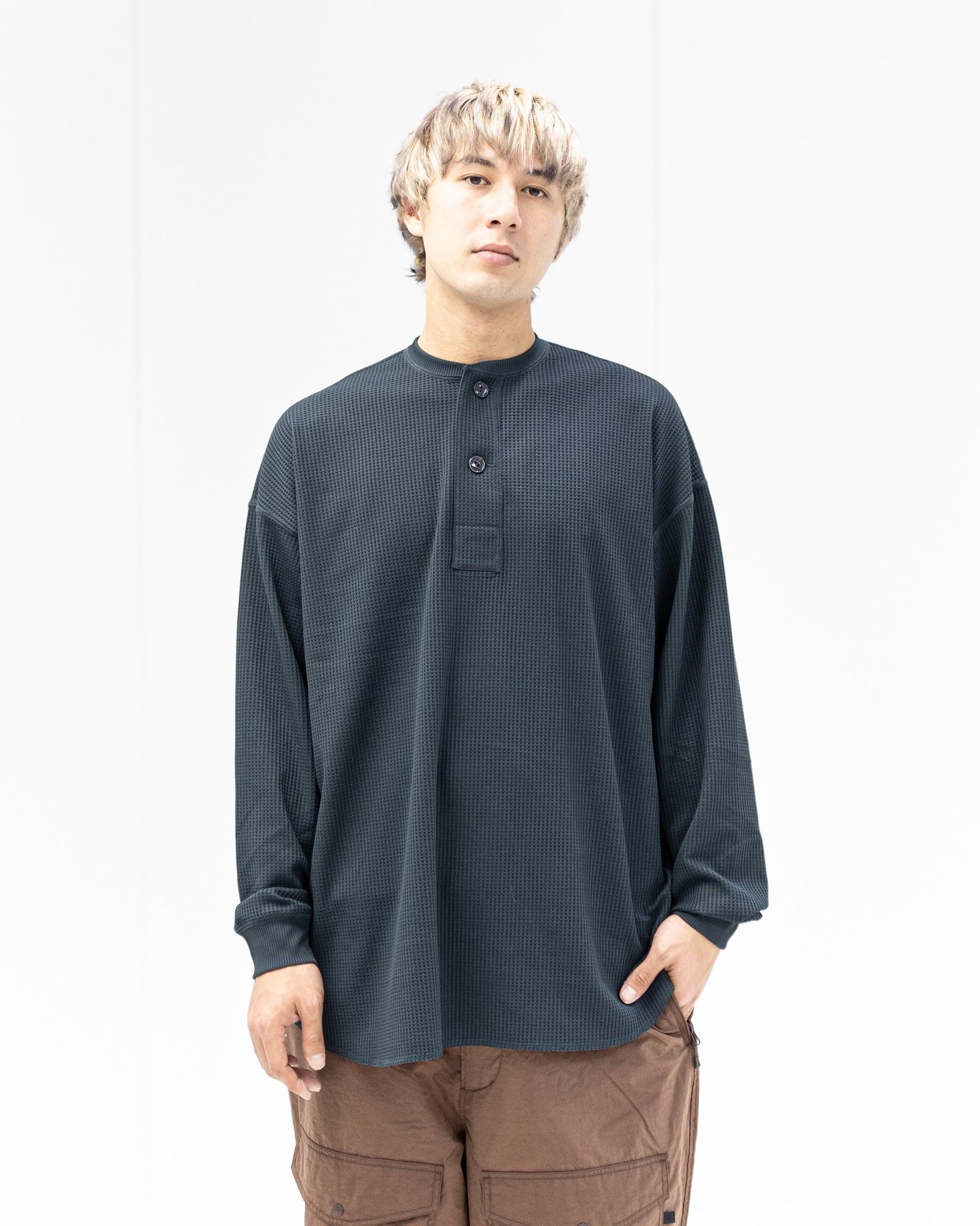 DAIWA PIER39(ダイワピア39) TECH THERMAL HENLEY L/S(BE-38026)INK BLACK☆2月21日(土)発売！