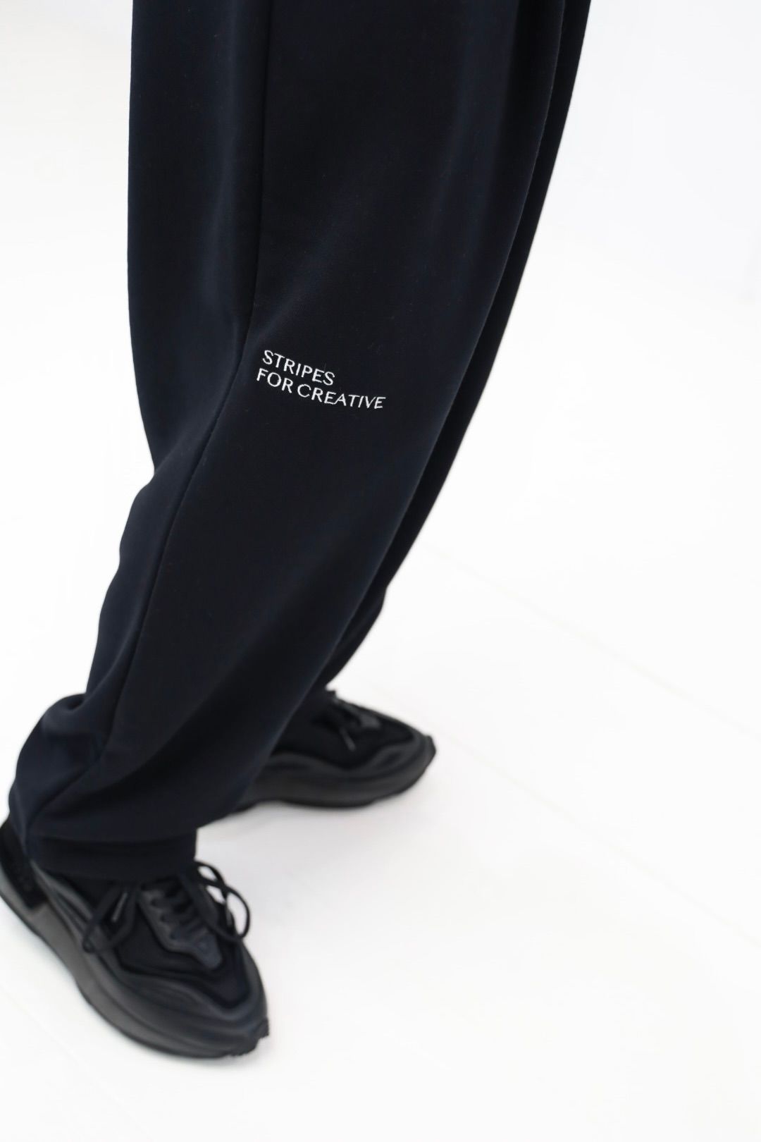 S.F.C 25FW エスエフシー TECH WIDE TAPERED SWEAT PANTS (SFCFW25CS03)Black