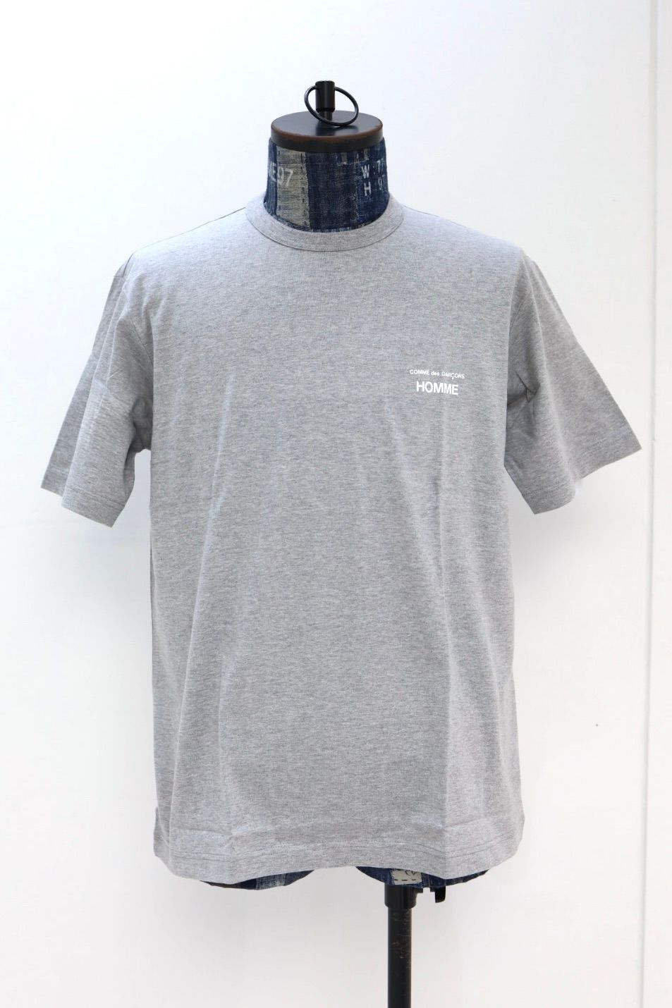コムデギャルソンオム 25AW ロゴTシャツ(HQ-T101-051)T.GRAY☆2月6日(金)発売！