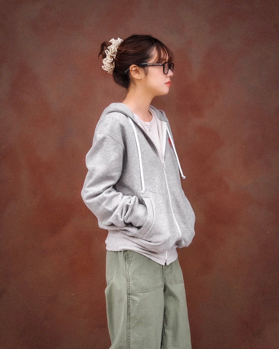 PLAY COMME des GARCONS 新作5ハートスウェットパーカー style