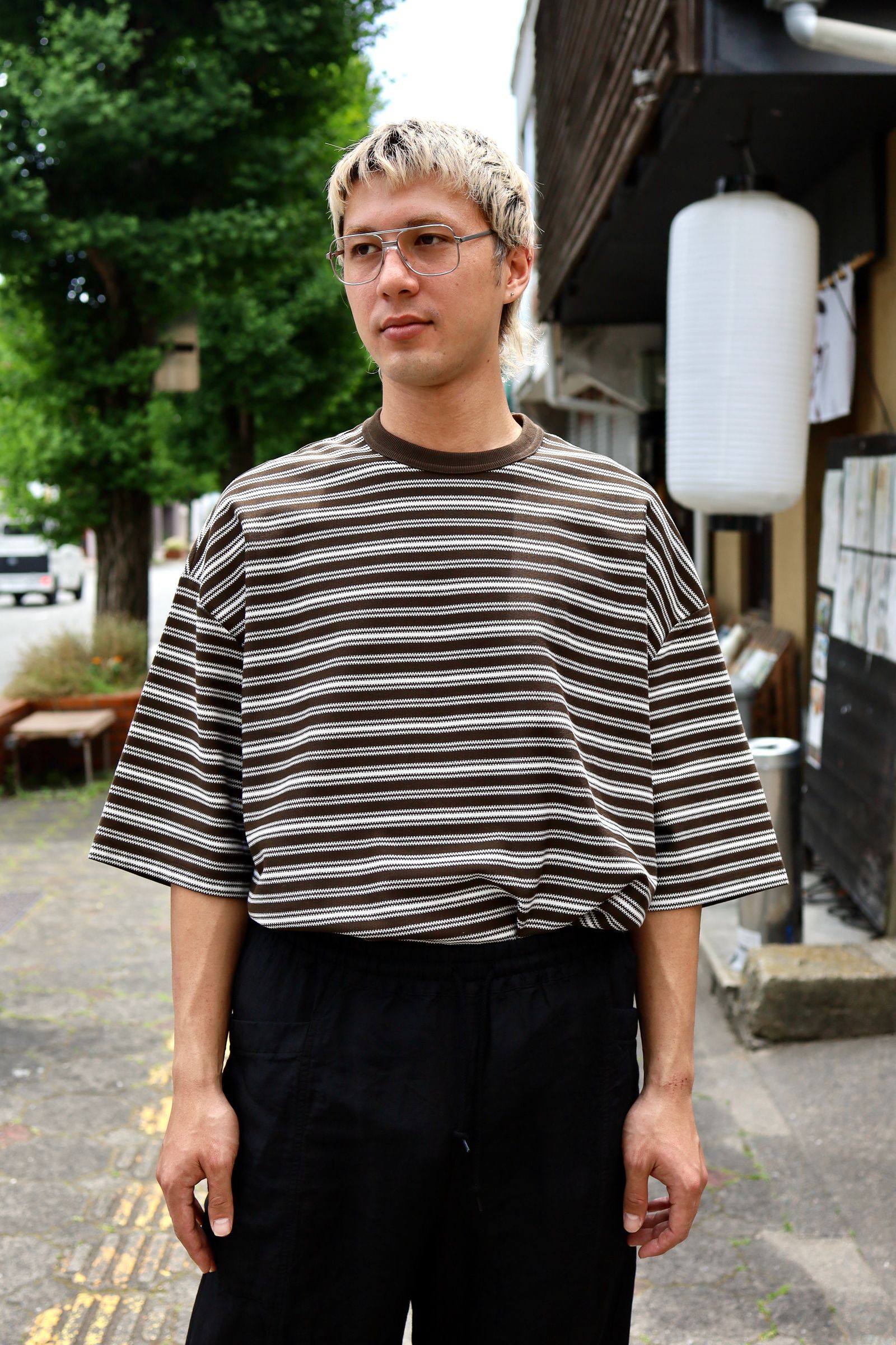 COMME des GARCONS HOMME リネンギャバ製品染3Bジャケット MARKスタイル
