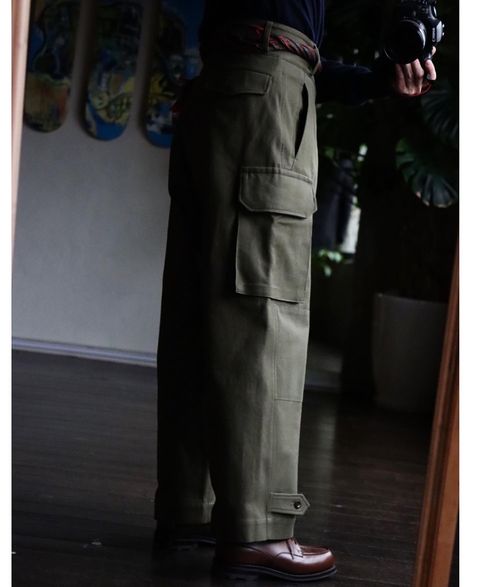 blurhmsROOTSTOCK Cotton Serge 47 Pantsスタイル