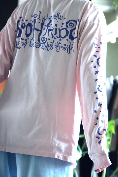 ©SAINT M×××××× LS TEE SAINT HOOD"PINK"style.