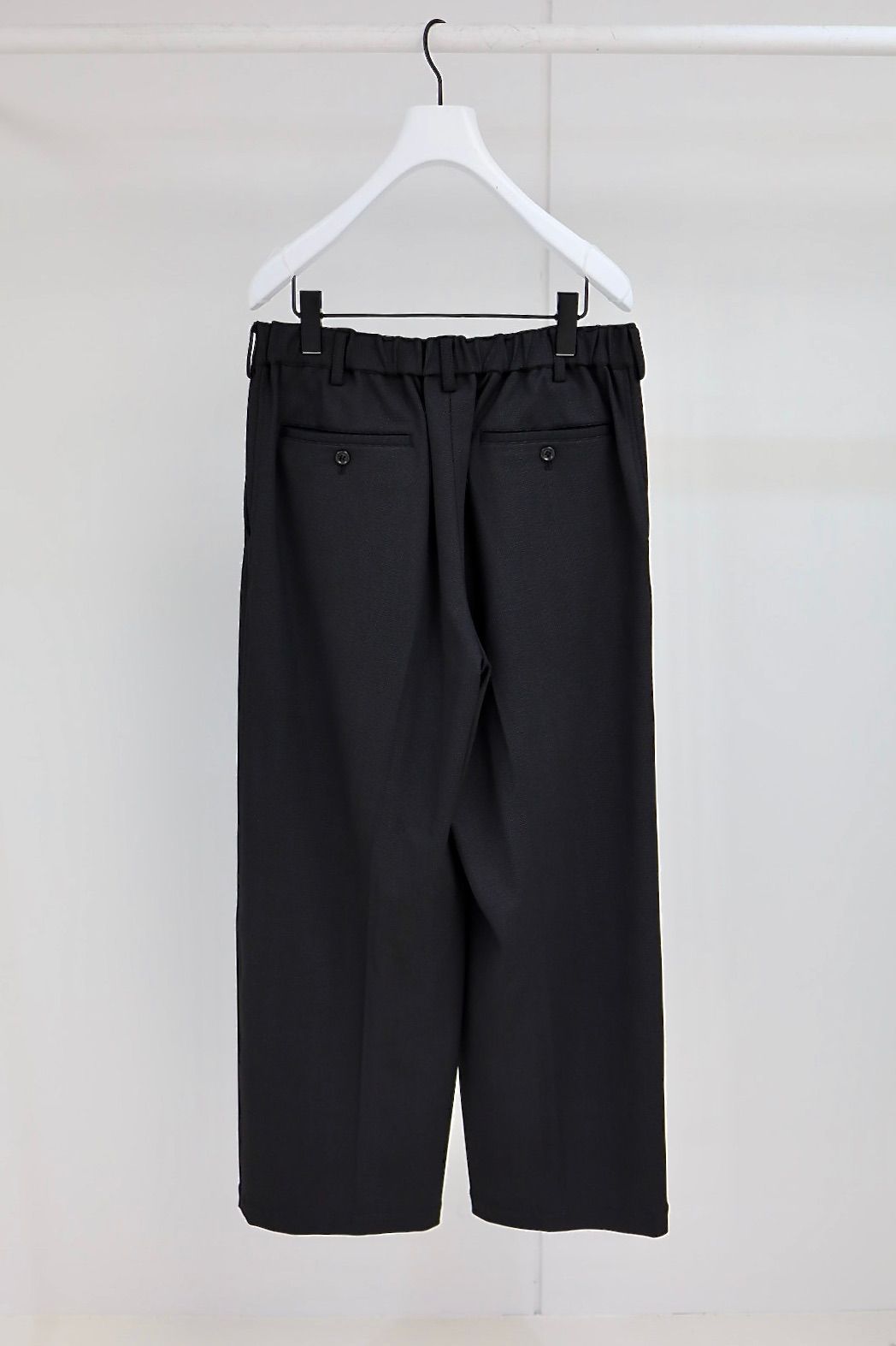 グラフペーパー 25AW SIDOGRAS Melange Ponte Wide Slacks(GM254-40052)BLACK☆11月29日(土)発売！