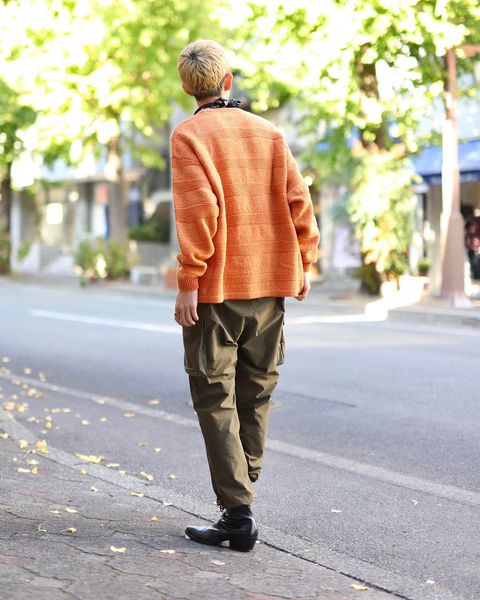 STRIPES FOR CREATIVE FW23 SUPER WIDE CARGO PANTSスタイル