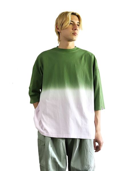 is-ness 24SS GRAMICCI for is-ness HORIZON OVERDYE T-SHIRT style 2024.4.20