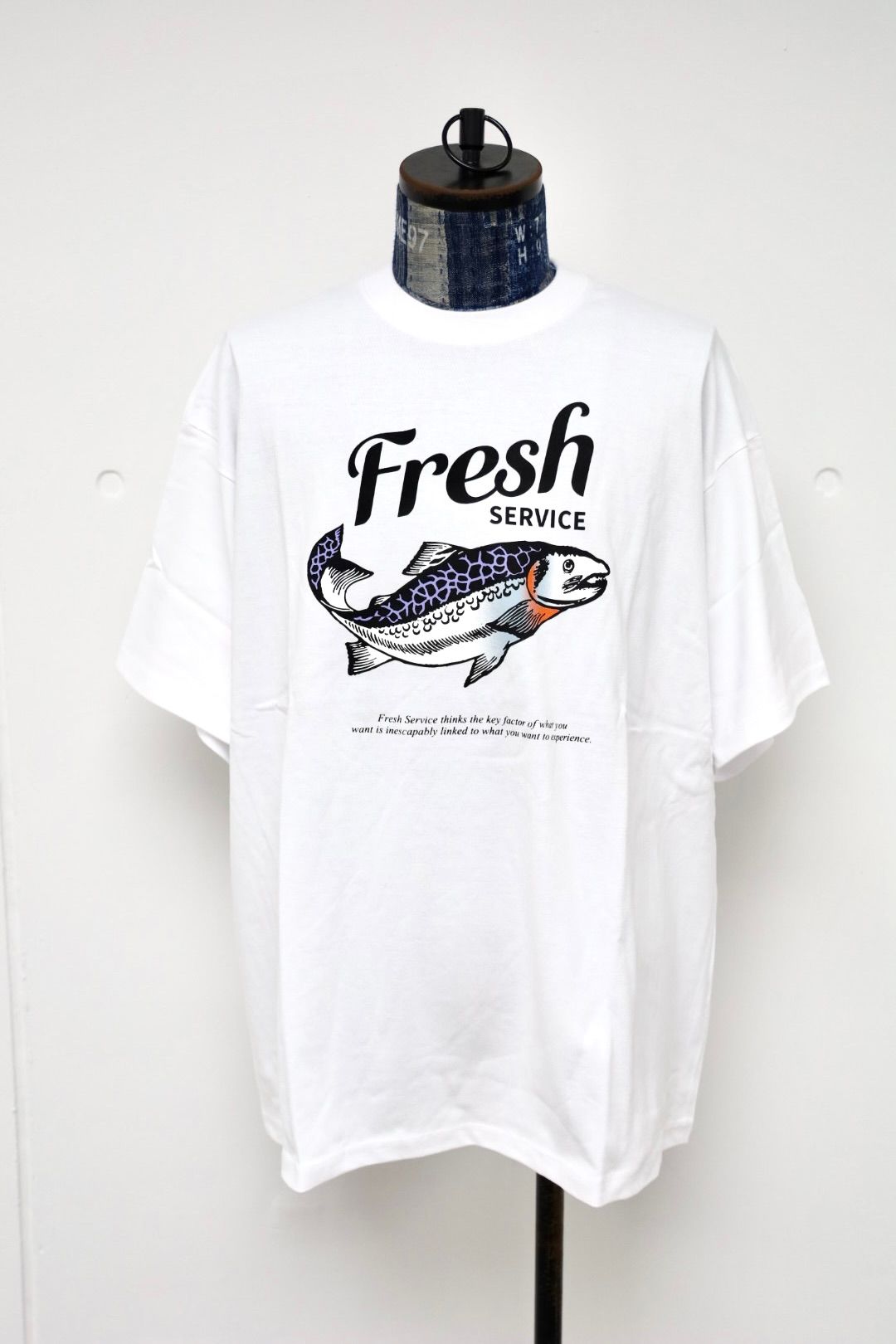 フレッシュサービス CORPORATE PRINTED S/S TEE "FISH"(FSC261-70153)WHITE☆4月18日(土)新作発売！