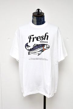 フレッシュサービス CORPORATE PRINTED S/S TEE "FISH"(FSC261-70153)WHITE☆4月18日(土)新作発売！