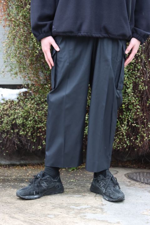 blurhms Drill Chambray Super Wide 6P Slacks style.2023.1.27