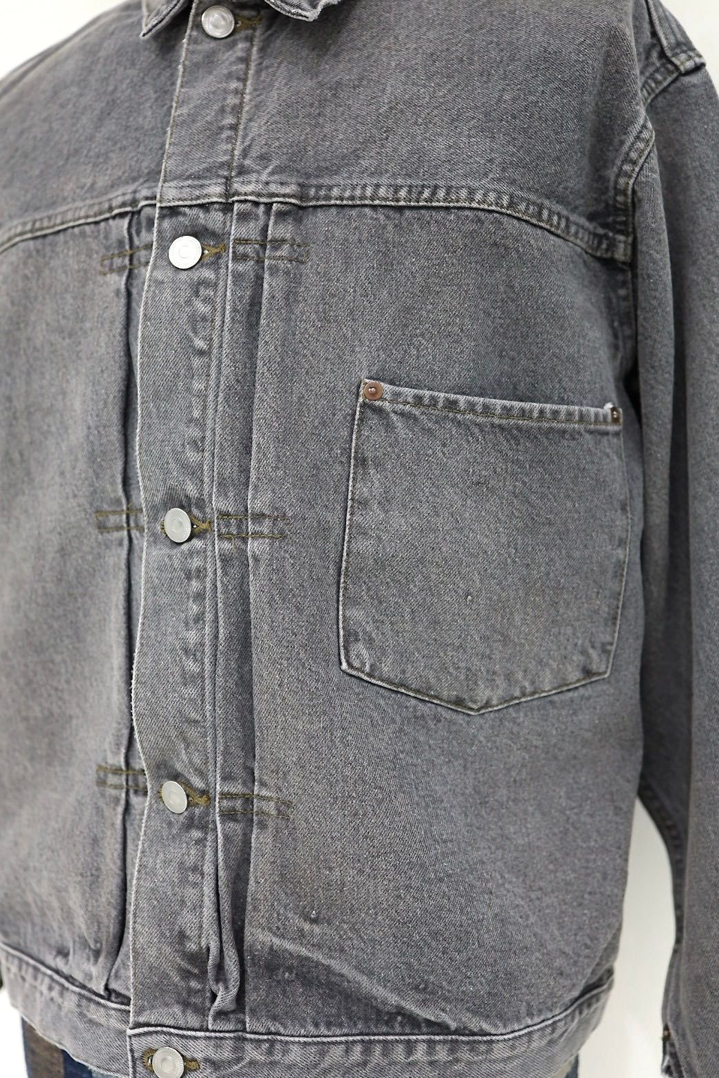 アプレッセ 2026 STYLE2 Vintage Gray Denim Jacket(26AAP-01-44)GRAY☆9月19日(土)発売！