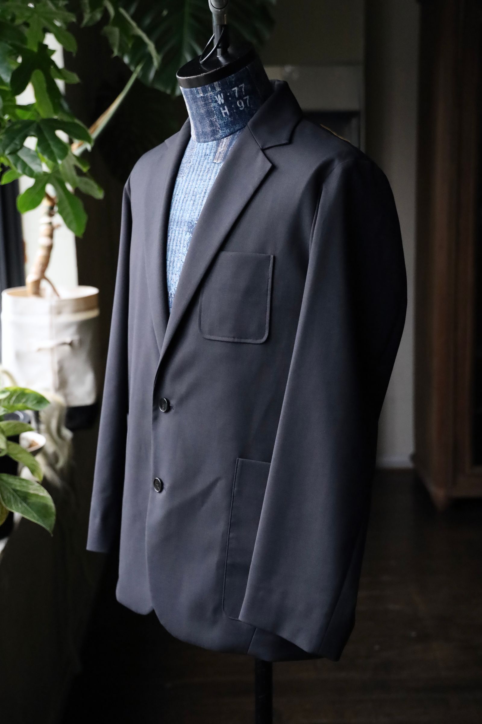 Santiago Mild Slacks (Heather Charcoal) - 어나더오피스